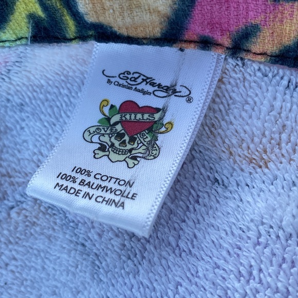 ❤️ Ed Hardy Dedicated to the One I Love Beach Towel - Picture 7 of 8